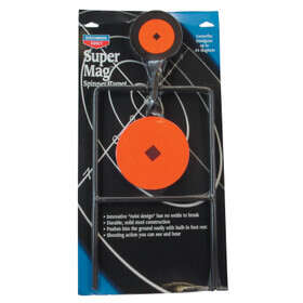 Birchwood Casey World of Targets Super Mag Double Spinner Target features durable steel